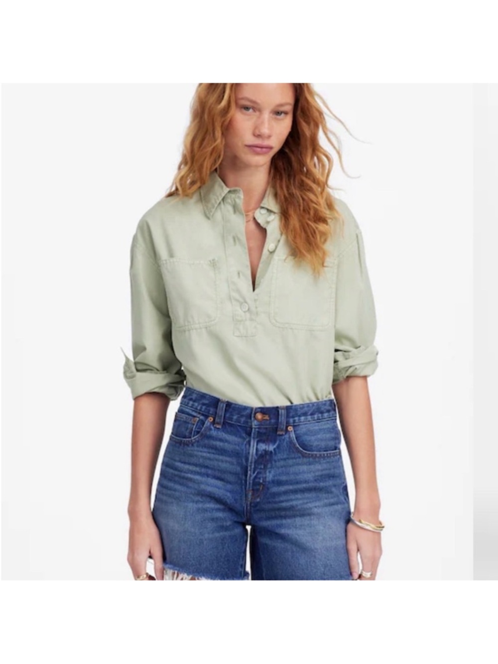 NWT Madewell The Brynn Long Short - Picture 2 of 6